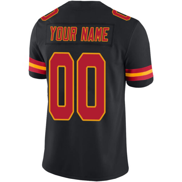 Custom KC.Chiefs Stitched American Football Jerseys Personalize Birthday Gifts Black Jersey - Image 3