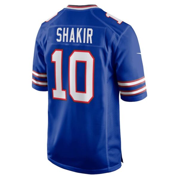 B.Bills #10 Khalil Shakir Royal Game Jersey American Stitched Football Jerseys