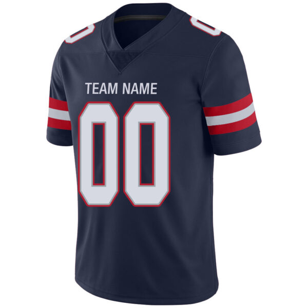 Custom NE.Patriots Stitched American Football Jerseys Personalize Birthday Gifts Navy Jersey - Image 4