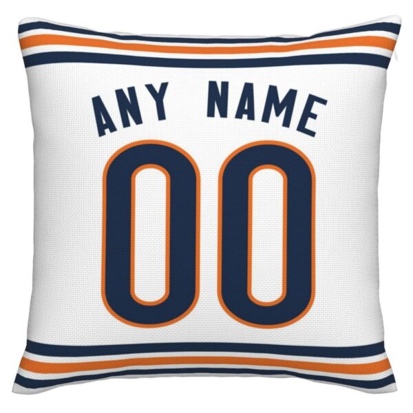 Custom C.Bears Pillow Decorative Throw Pillow Case - Print Personalized Football Team Fans Name & Number Birthday Gift Football Pillows - Image 3