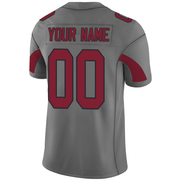 Custom A.Cardinal Stitched American Football Jerseys Personalize Birthday Gifts Grey Jersey - Image 3