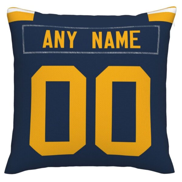 Custom GB.Packers Pillow Decorative Throw Pillow Case - Print Personalized Football Team Fans Name & Number Birthday Gift Football Pillows - Image 2