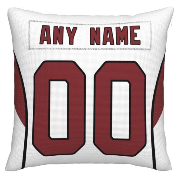 Custom A.Cardinals Pillow Decorative Throw Pillow Case - Print Personalized Football Team Fans Name & Number Birthday Gift Football Pillows - Image 3