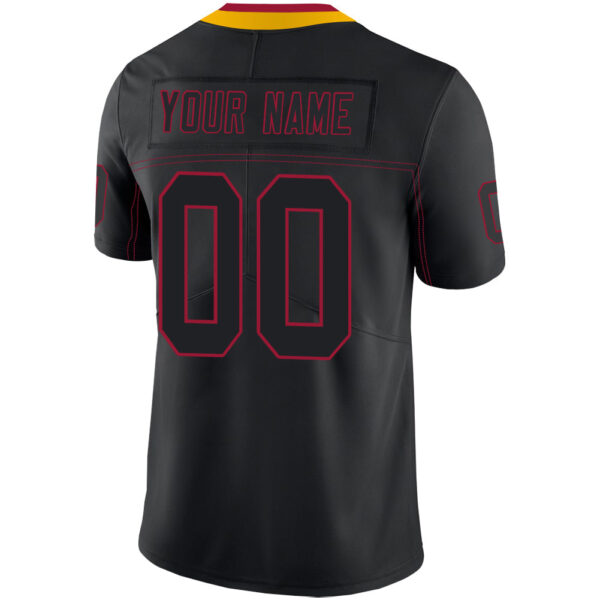 Custom A.Cardinal Men's American Black Fashion Stitched Football Jerseys - Image 3