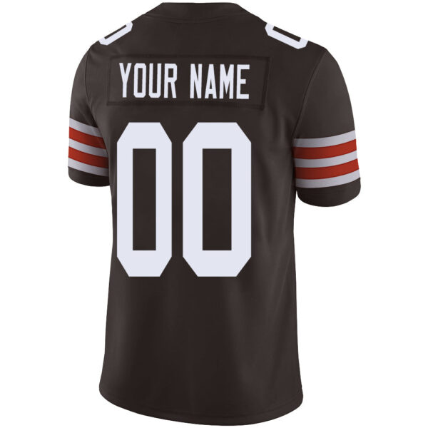 Custom C.Brown Stitched American Jerseys Personalize Birthday Gifts Brown Jersey Football - Image 3