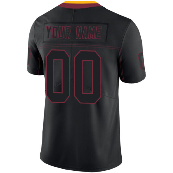 Custom W.Football Team Stitched American Football Jerseys Personalize Birthday Gifts Black Jersey - Image 2