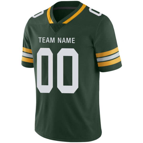 Custom GB.Packers Stitched American Football Jerseys Personalize Birthday Gifts Green Jersey - Image 4