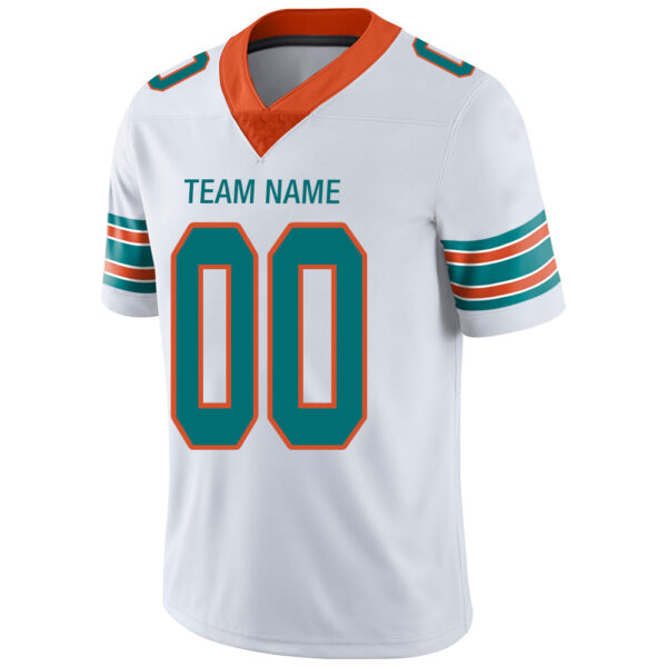 Custom M.Dolphins Stitched American Football Jerseys Personalize Birthday Gifts White Jersey - Image 4