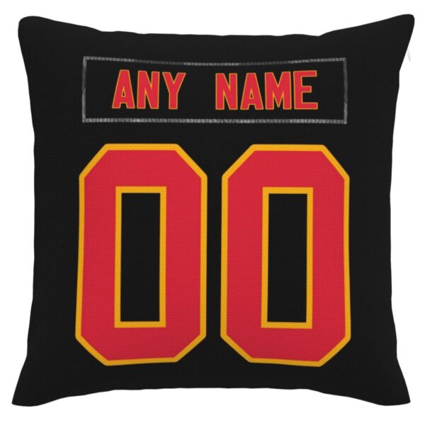 Custom KC.Chiefs Pillow Decorative Throw Pillow Case - Print Personalized Football Team Fans Name & Number Birthday Gift Football Pillows - Image 3