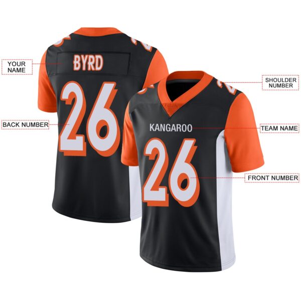 Custom C.Bengals Football Jerseys Team Player or Personalized Design Your Own Name for Men's Women's Youth Jerseys Orange - Image 10