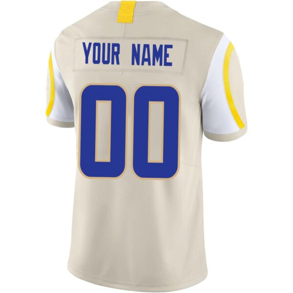 Custom LA.Rams Football Jerseys Team Player or Personalized Design Your Own Name for Men's Women's Youth Jerseys Navy - Image 4