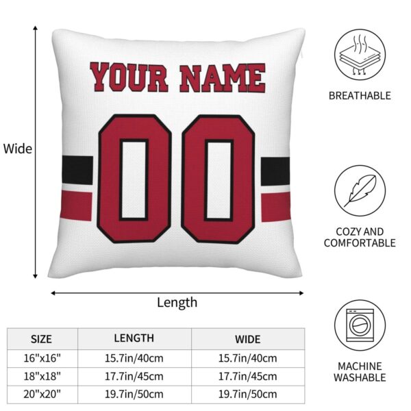 Custom A.Falcons Pillow Decorative Throw Pillow Case - Print Personalized Football Team Fans Name & Number Birthday Gift Football Pillows - Image 9