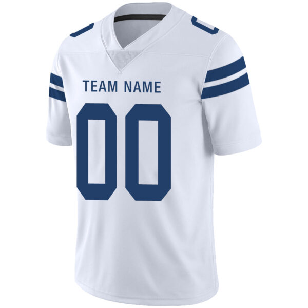 Custom IN.Colts Stitched American Football Jerseys Personalize Birthday Gifts White Jersey - Image 4