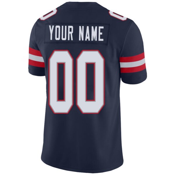 Custom NE.Patriots Football Jerseys Team Player or Personalized Design Your Own Name for Men's Women's Youth Jerseys Navy - Image 6