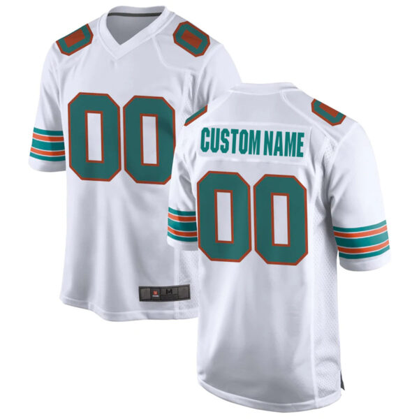 Custom M.Dolphins 2022 Jerseys Stitched American Football Jerseys - Image 2