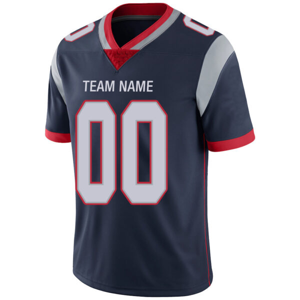 Custom NE.Patriots Stitched American Football Jerseys Personalize Birthday Gifts Navy Jersey - Image 4