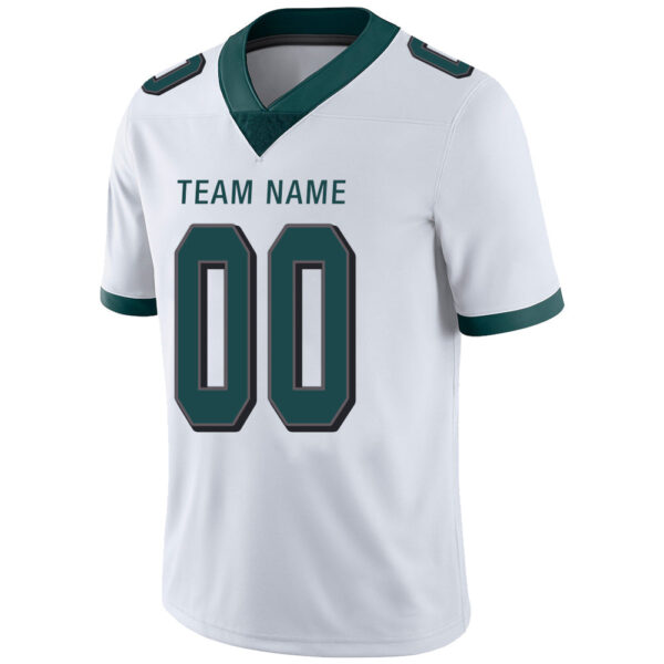 Custom P.Eagles Stitched American Football Jerseys Personalize Birthday Gifts White Jersey - Image 4