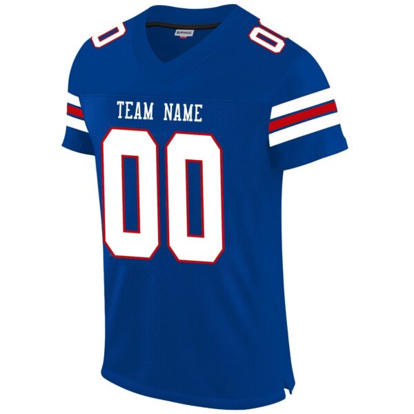 Custom B.Bills Football Jerseys Personalize Sports Shirt Design Royal Stitched Name And Number Christmas Birthday Gift - Image 2