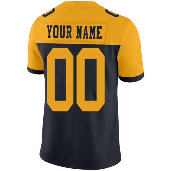 Custom GB.Packers Stitched American Football Jerseys Personalize Birthday Gifts Navy Jersey - Image 3