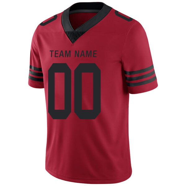 Custom SF.49ers Stitched American Football Jerseys Personalize Birthday Gifts Red Jersey - Image 4