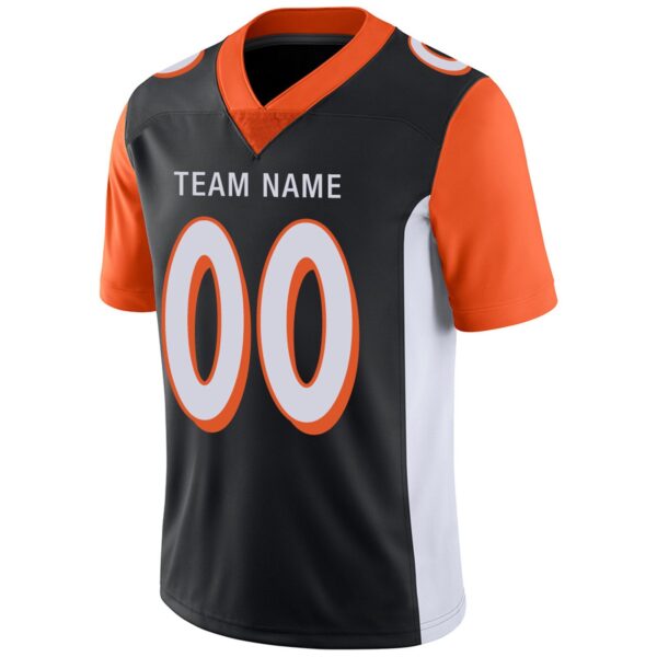 Custom C.Bengals Football Jerseys Team Player or Personalized Design Your Own Name for Men's Women's Youth Jerseys Orange - Image 5