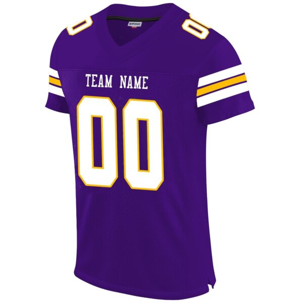 Custom MN.Vikings Football Jerseys for Personalize Sports Shirt Design Stitched Name And Number Birthday Gift - Image 2